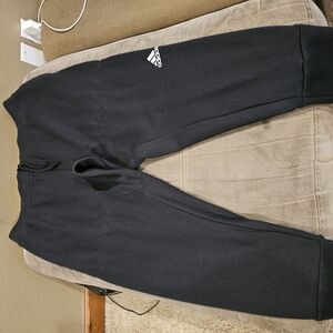 Adidas Charcoal Joggers with Logo